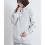 オートミール | パーカー メンズ ハーフジップ | improves