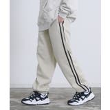 グレージュ | ラインパンツ メンズ 裏起毛 | improves