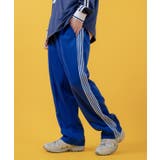 ブルー | ジャージパンツ メンズ ワイドパンツ | improves