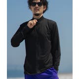 ブラック | ラッシュガード メンズ フロントジップ | improves