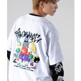 Ａ-ホワイト | Tシャツ メンズ 重ね着 | improves