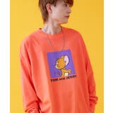 オレンジ | 長袖Tシャツ メンズ TOM&JERRY | improves
