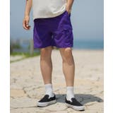 パープル | ショートパンツ メンズ ポリタフタ | improves