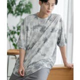 グレー | 半袖Tシャツ メンズ タイダイ柄 | improves
