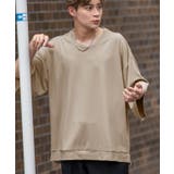 ベージュ | 半袖Tシャツ メンズ ビッグシルエット | improves