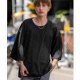 ブラック | 半袖Tシャツ メンズ ビッグシルエット | improves