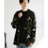 Ｂ-カーキ | カーディガン メンズ モヘアタッチ | improves