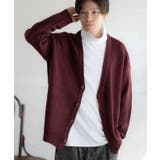 ワイン | カーディガン メンズ モヘアタッチ | improves