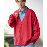 レッド | カーディガン メンズ フェザーヤーン | improves