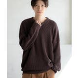 ブラウン | セーター メンズ ラーベン編み | improves