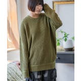 カーキ | セーター メンズ ラーベン編み | improves