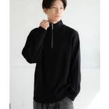 ブラック | セーター メンズ リブ編み | improves