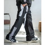 ブラック×ホワイト | ナイロンパンツ メンズ サイバーパンク | improves