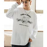 ホワイト | 長袖Tシャツ メンズ TOM&JERRY | improves