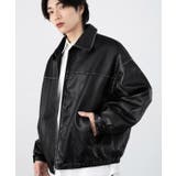 ブラック | ブルゾン メンズ PUレザー | improves