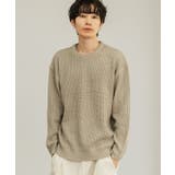 ベージュ | セーター メンズ 畦編み | improves