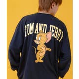 ネイビー | 長袖Tシャツ メンズ TOM&JERRY | improves