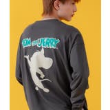 チャコール | 長袖Tシャツ メンズ TOM&JERRY | improves