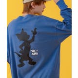 ブルー | 長袖Tシャツ メンズ TOM&JERRY | improves