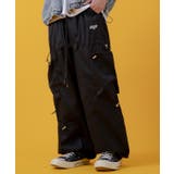 ブラック | カーゴパンツ メンズ コード使い | improves
