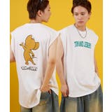 Ａ-ホワイト | ノースリーブTシャツ メンズ TOM&JERRY | improves