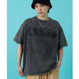 ブラック | Tシャツ メンズ ウォシュド加工 | improves