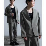 スモーキーグレー | セットアップ メンズ テーラードジャケット | improves