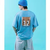 Ａ-ブルーグレー | 半袖Tシャツ メンズ TOM&JERRY | improves
