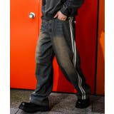 ブルー | デニムパンツ メンズ サイドライン | improves