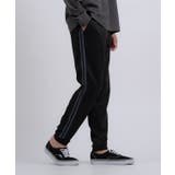 ブラック×チャコール | ジョガーパンツ メンズ ライン | improves