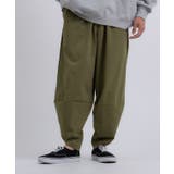 カーキ | ワイドパンツ メンズ ストレッチ | improves