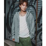 ホワイト×グレー | シャツ メンズ チェック柄 | improves