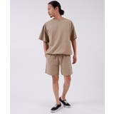 ベージュ | セットアップ 半袖Tシャツ ハーフパンツ | improves