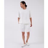 ホワイト | セットアップ 半袖Tシャツ ハーフパンツ | improves