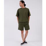 カーキ | セットアップ 半袖Tシャツ ハーフパンツ | improves