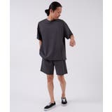 チャコール | セットアップ 半袖Tシャツ ハーフパンツ | improves
