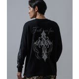 長袖Tシャツ メンズ クロススカル | improves | 詳細画像1 