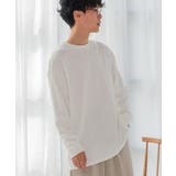 ホワイト | ロンT Tシャツ 長袖Tシャツ | improves