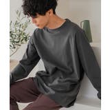 チャコール | ロンT Tシャツ 長袖Tシャツ | improves