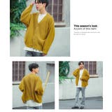 オーバーサイズ Vネックカーディガン メンズ | improves | 詳細画像14