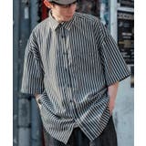 B‐ブラック×ホワイト | 半袖シャツ メンズ NULL | improves