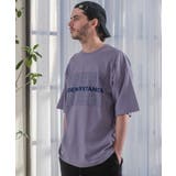 パープル | tシャツ メンズ ロゴTシャツ | improves