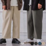 メルトン1タックワイドパンツ メンズ テックメルトン | improves | 詳細画像1