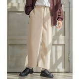 クリーム | メルトン1タックワイドパンツ メンズ テックメルトン | improves