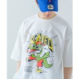 ホワイト | オリジナルグラフィック プリント 半袖Tシャツ | improves