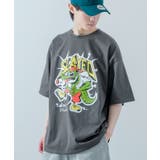 チャコール | オリジナルグラフィック プリント 半袖Tシャツ | improves