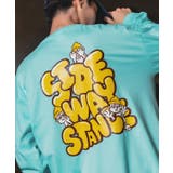 ブルー | 長袖Tシャツ メンズ SIDEWAY | improves