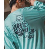 ブルー | 長袖Tシャツ メンズ SIDEWAY | improves
