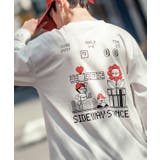 ホワイト | 長袖Tシャツ メンズ SIDEWAY | improves