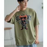 カーキ | 半袖Tシャツ メンズ SIDEWAY | improves